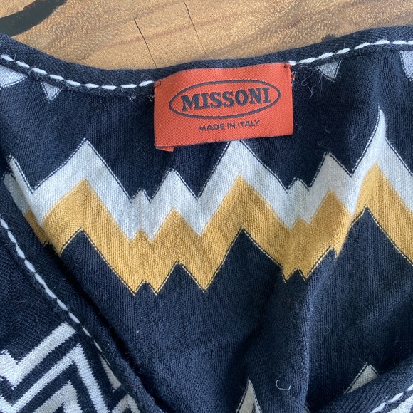 Missoni Sweater Top with Bell Sleeves and Tie - Picture 5 of 5